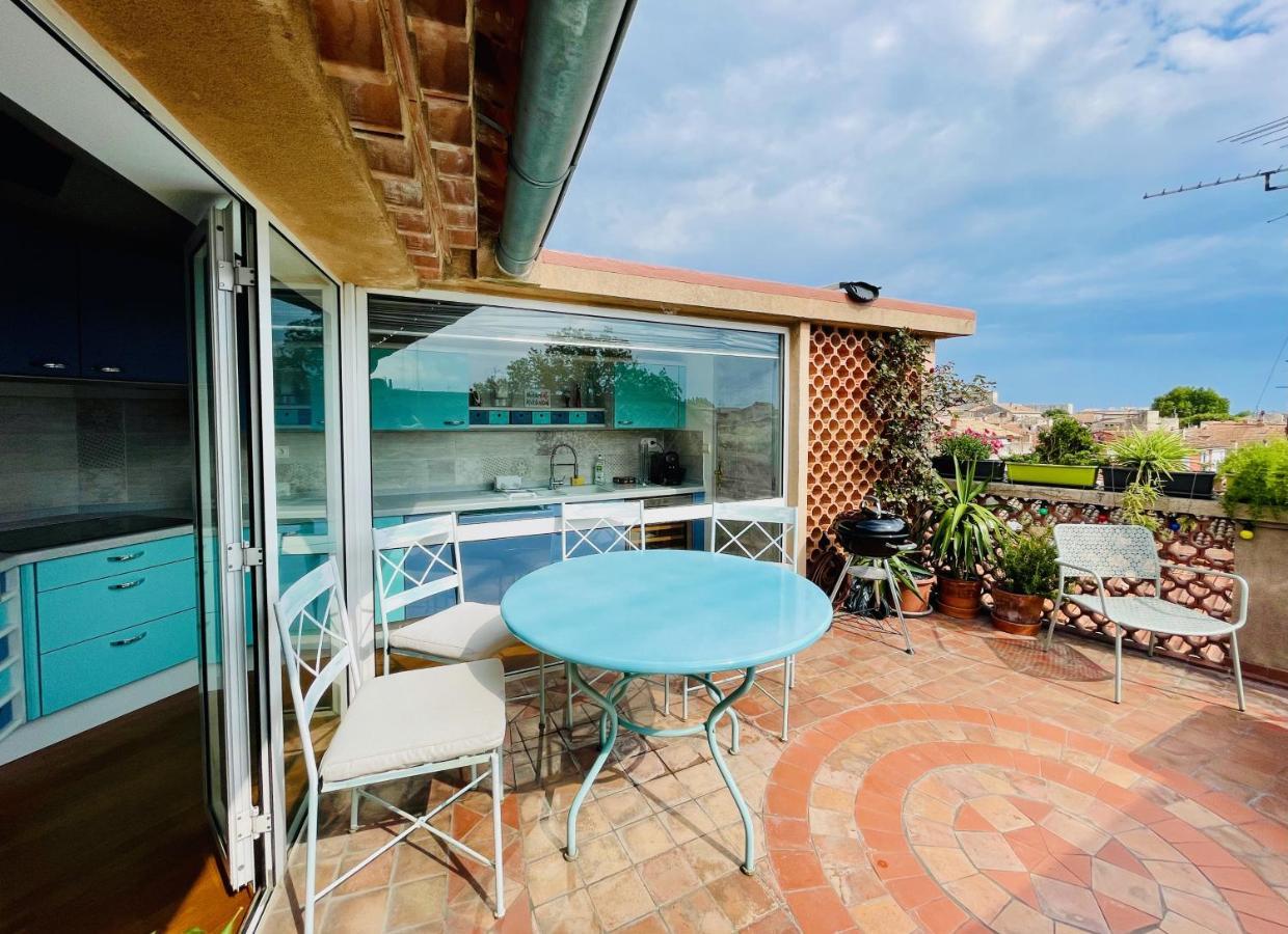 Apartamento L'Atypique - T3 Grande Terrasse, Bbq Vue Et Cheminee Aviñón Exterior foto
